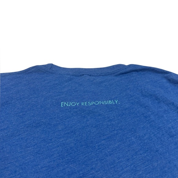 Men’s Absolut Vodka Blue T-Shirt Small - Picture 2 of 5